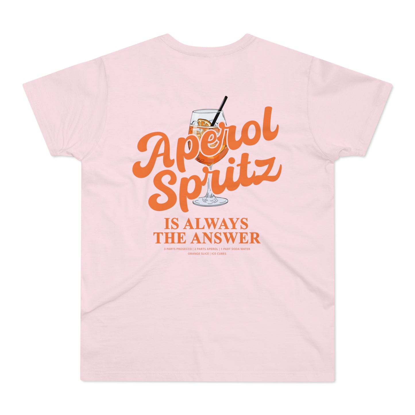 Aperol Spritz Men's T-Shirt, Casual Summer Tee, Cool Drink Lover Gift, Barbecue Outfit, Party Attire