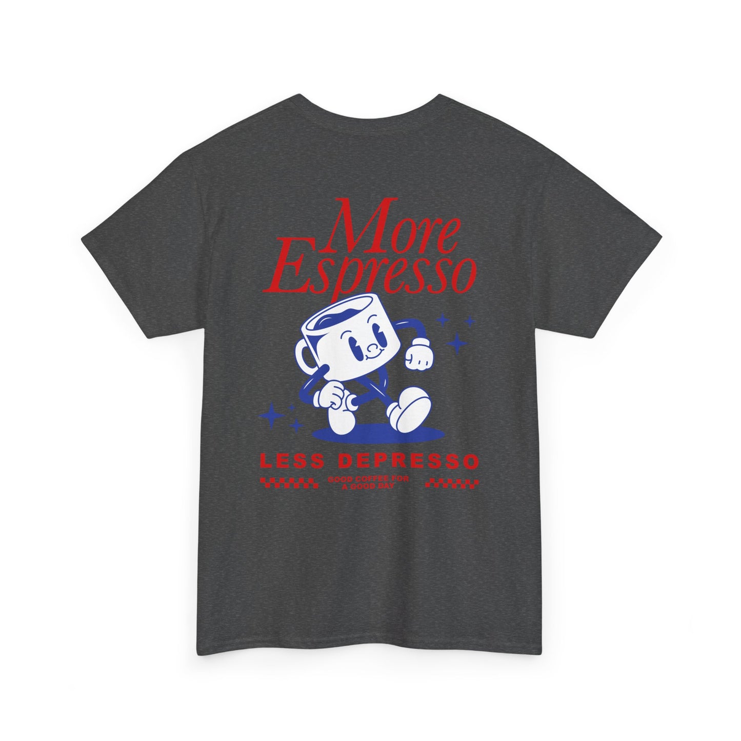 More Espresso less Depresso • Lustiges Coffee Tshirt • Slow Morning Club T-Shirt • Trendy Espresso Lover Vintage Print Breakfast Club Tshirt