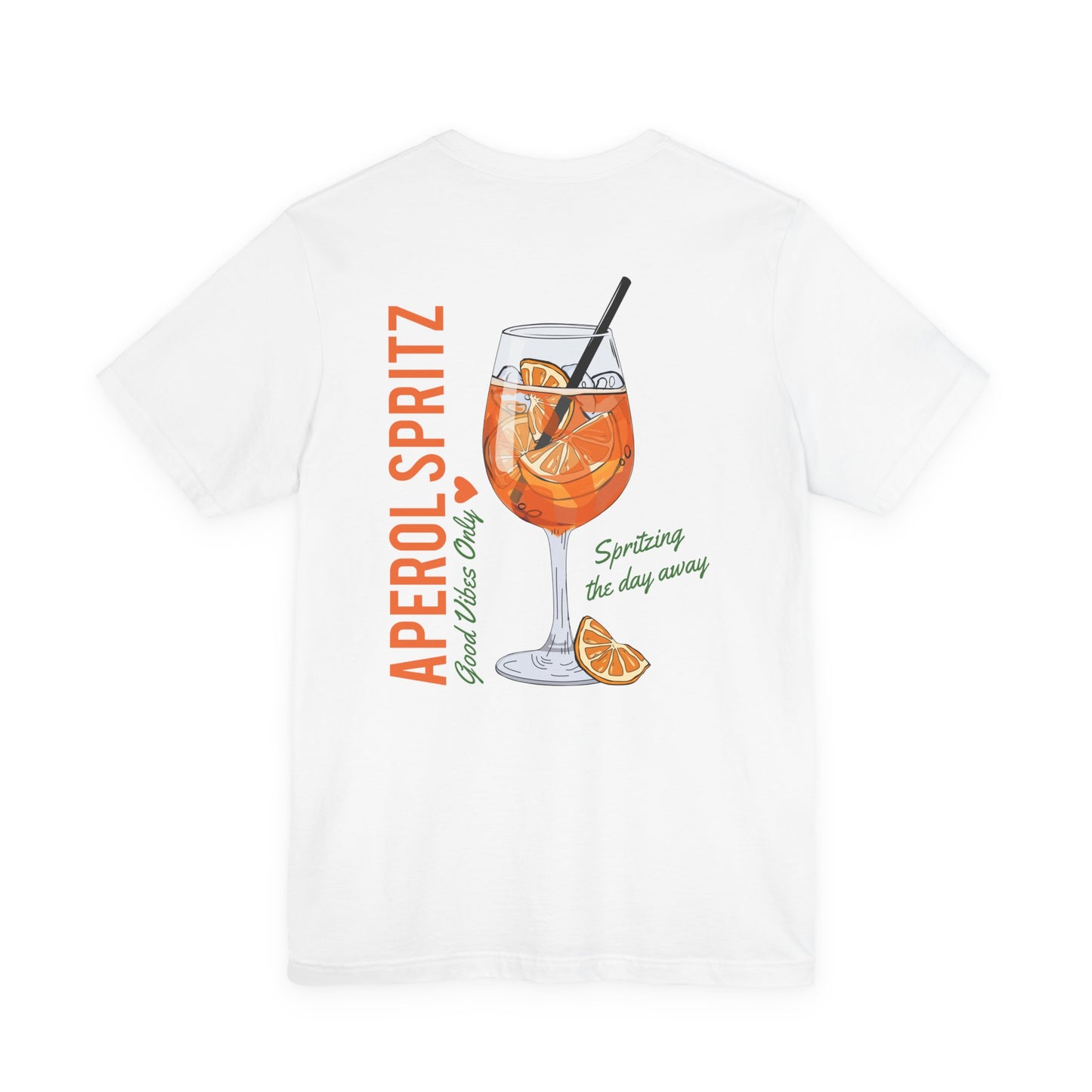 Aesthetic T-Shirt • Aperol Spritz Backprint • Aperol Shirt Mann • Holy Aperoli Vintage Tshirt • Alkohol Geschenk • Shirt Aperol Aperitifo