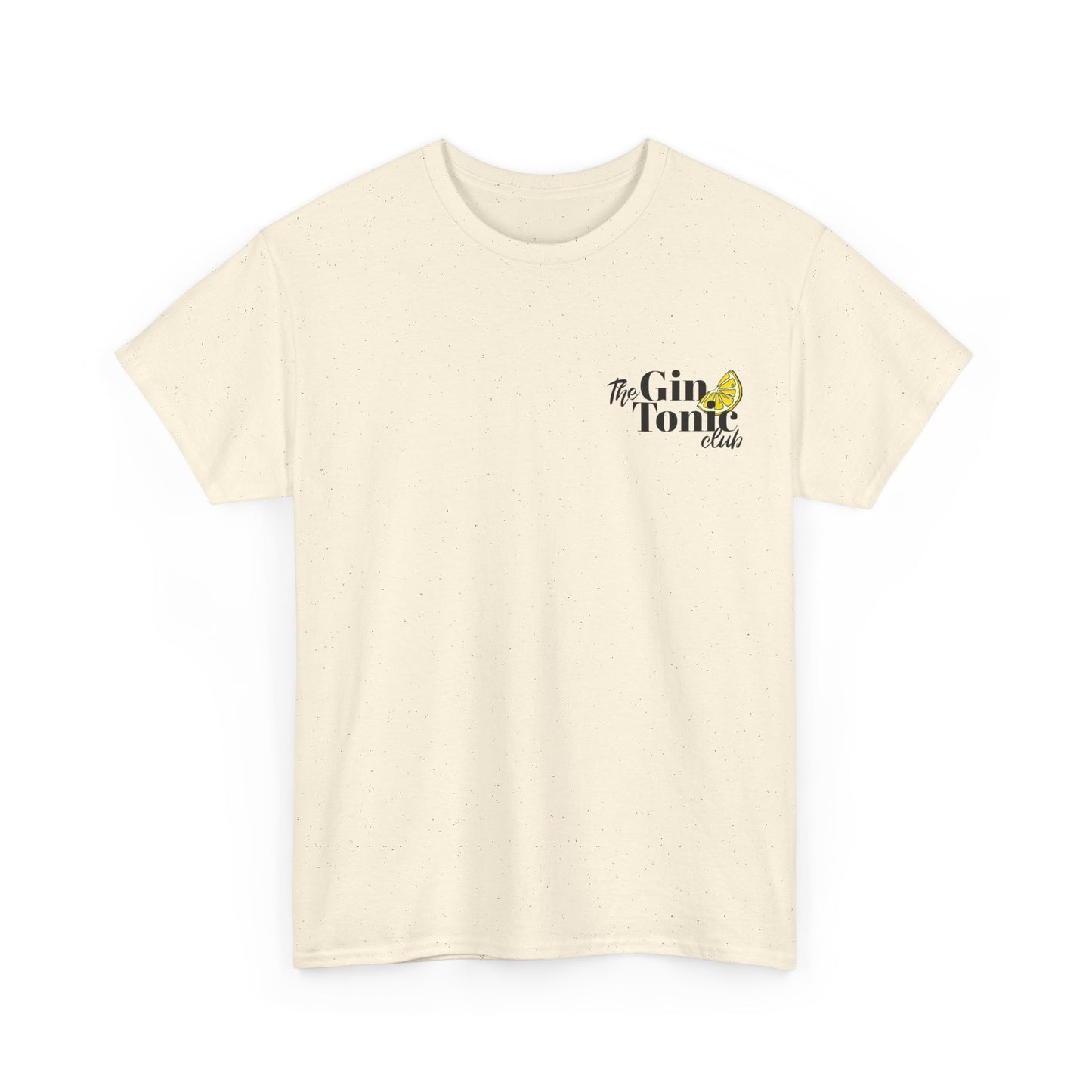 The Gin Tonic Club Shirt • Brustprint mit Zitrone • Sommer Outfit für Gin Fans • JGA Party Tshirt • Malle Festival Look • Cocktail Geschenk