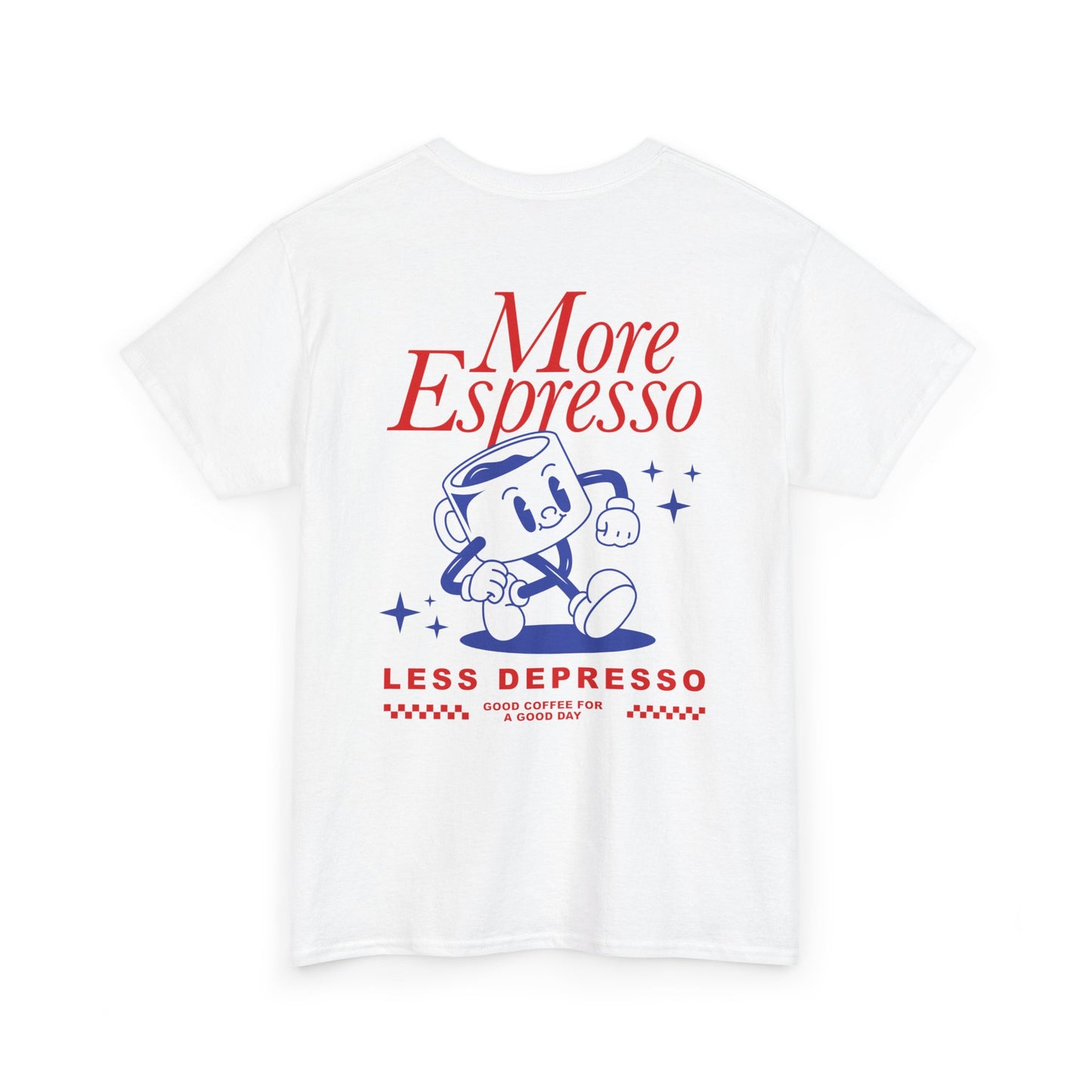 More Espresso less Depresso • Lustiges Coffee Tshirt • Slow Morning Club T-Shirt • Trendy Espresso Lover Vintage Print Breakfast Club Tshirt