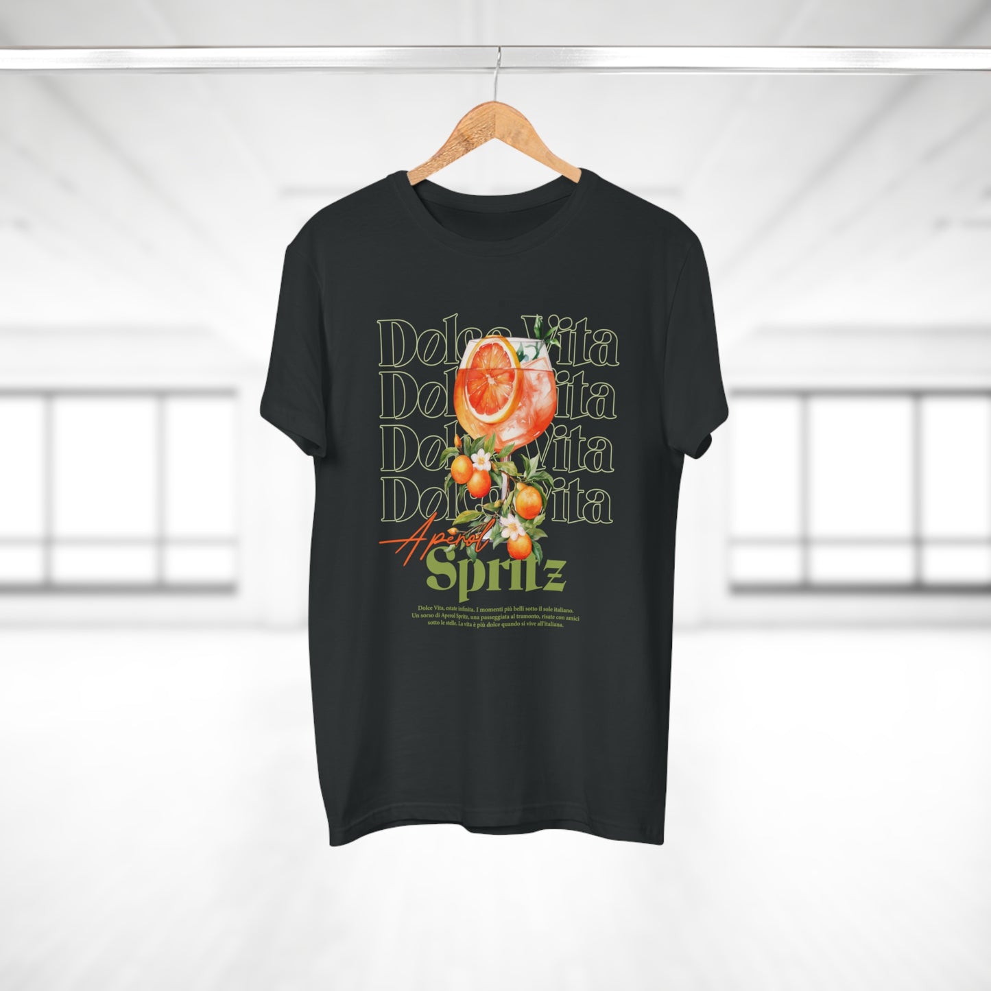 Aperol Tshirt La Dolce Vita • Aperol Spritz Shirt • Trending Fashion T-Shirt Mädelstrip • Festival Outfit Alcohol • Geschenk Mann Geburtstag