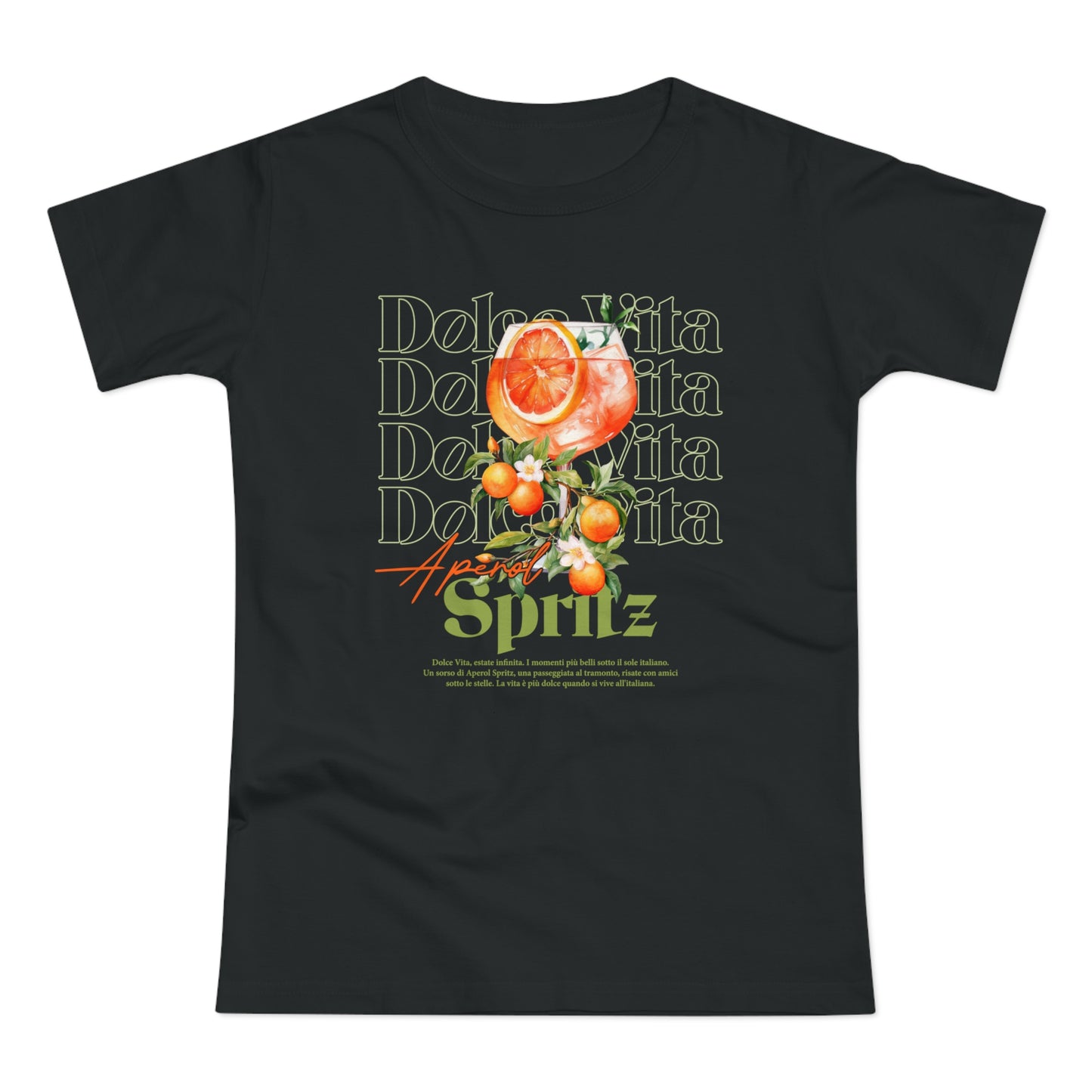 Aperol Tshirt La Dolce Vita • Aperol Spritz Shirt • Trending Fashion T-Shirt Mädelstrip • Festival Outfit Alcohol • Geschenk Mann Geburtstag