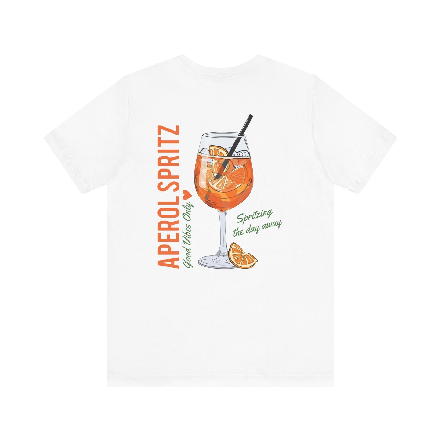 Aesthetic T-Shirt • Aperol Spritz Backprint • Aperol Shirt Mann • Holy Aperoli Vintage Tshirt • Alkohol Geschenk • Shirt Aperol Aperitifo