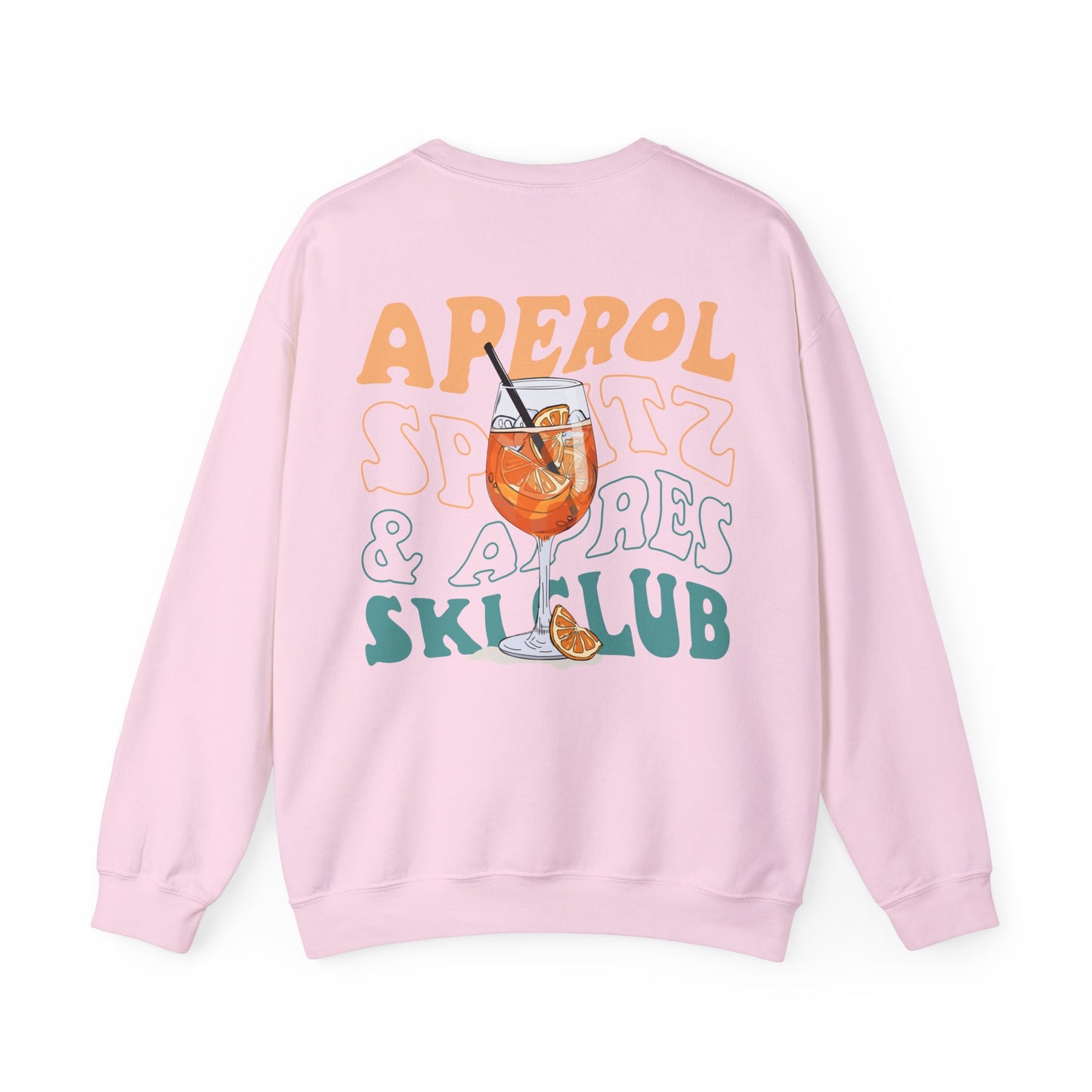 Apres Ski Pullover • Aperol Spritz Sweatshirt • Aperol Ski Club Pullover Damen • Skifahren Sweater • Skiiing Party Pulli Geschenk Skifahrer