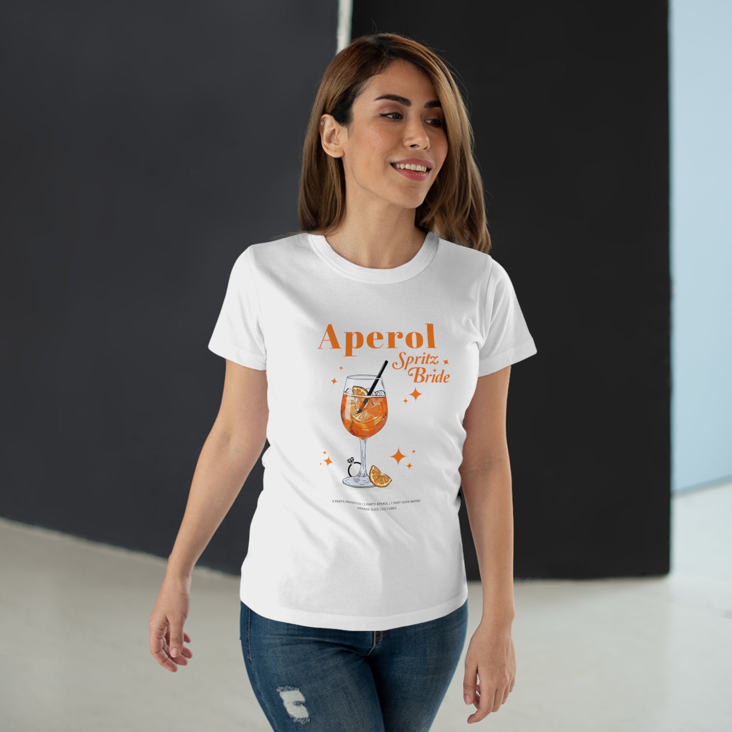 Aperol Tshirt • JGA T-Shirt Aperol Spritz • Shirt JGA Team Braut • Braut & Team Braut Tshirt für Junggesellinnenabschied • Mädels Gruppe
