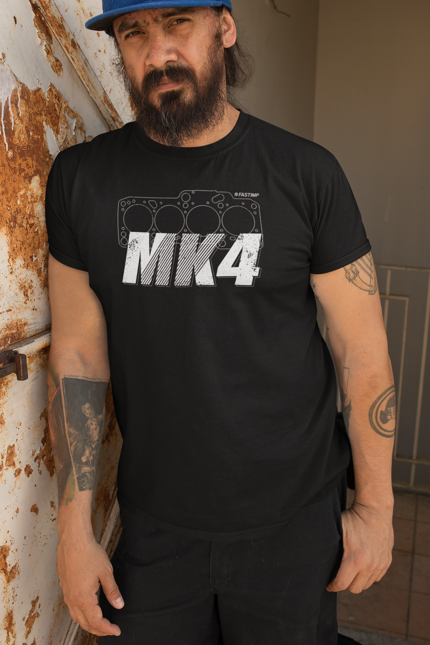 MK4, Motor, 1.8Turbo, 4 Zylinder, Zylinderkopfdichtung, 4 Takter, Vierzylinder - Herren Premium Organic Shirt