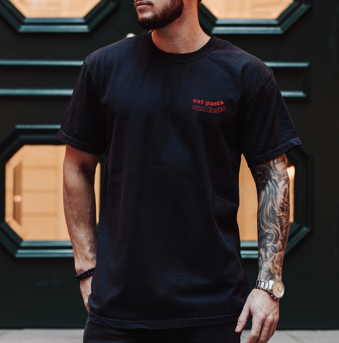 Eat Pasta Run Fasta Tshirt • Wavy Quote Shirt • Funny Pasta Quote • Spaghetti Lover T-Shirt • Trendy Gift • Aesthetic Pinterest Tshirt