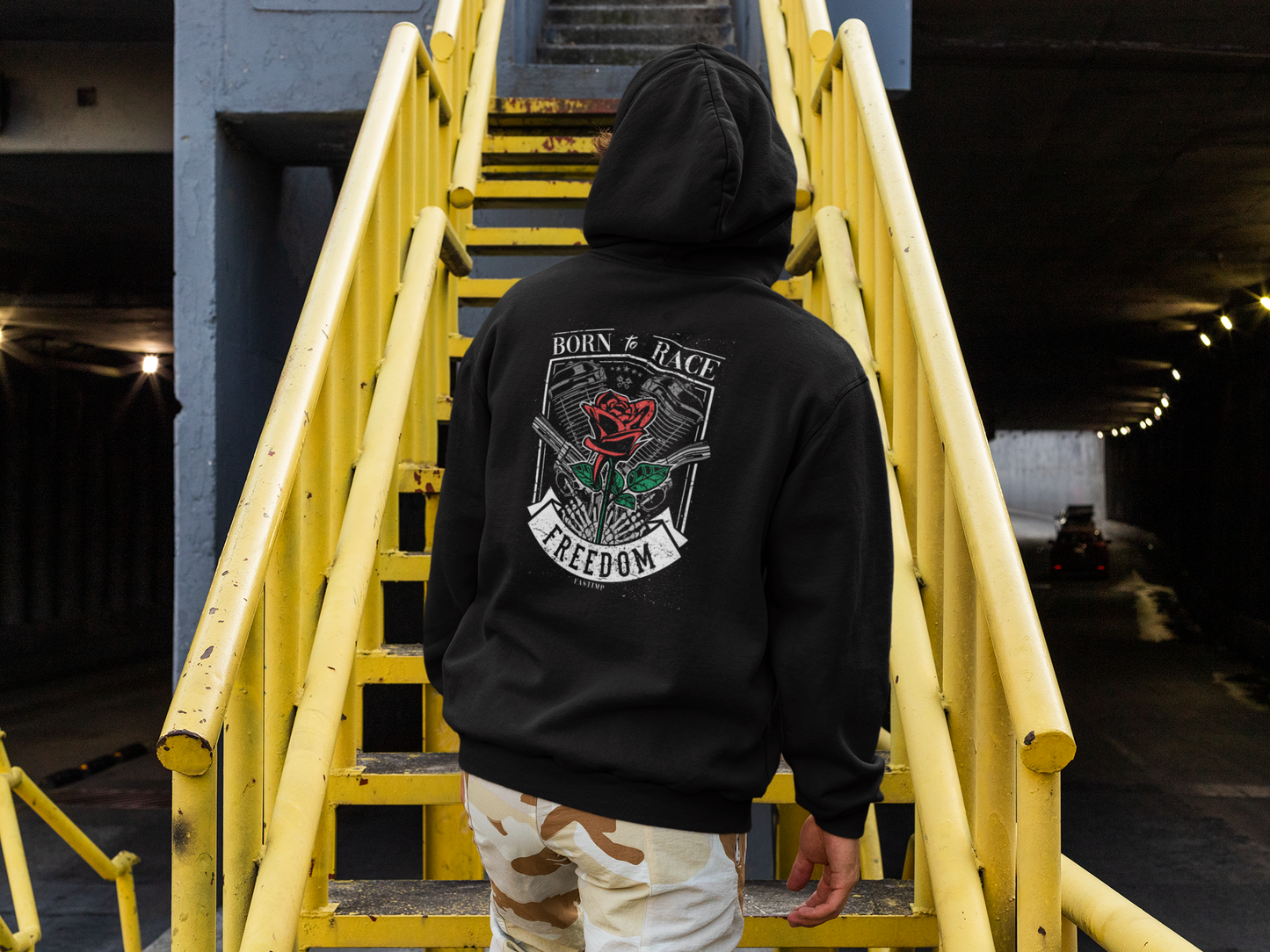 Freedom - Born to Race - Unisex Organic Hoodie