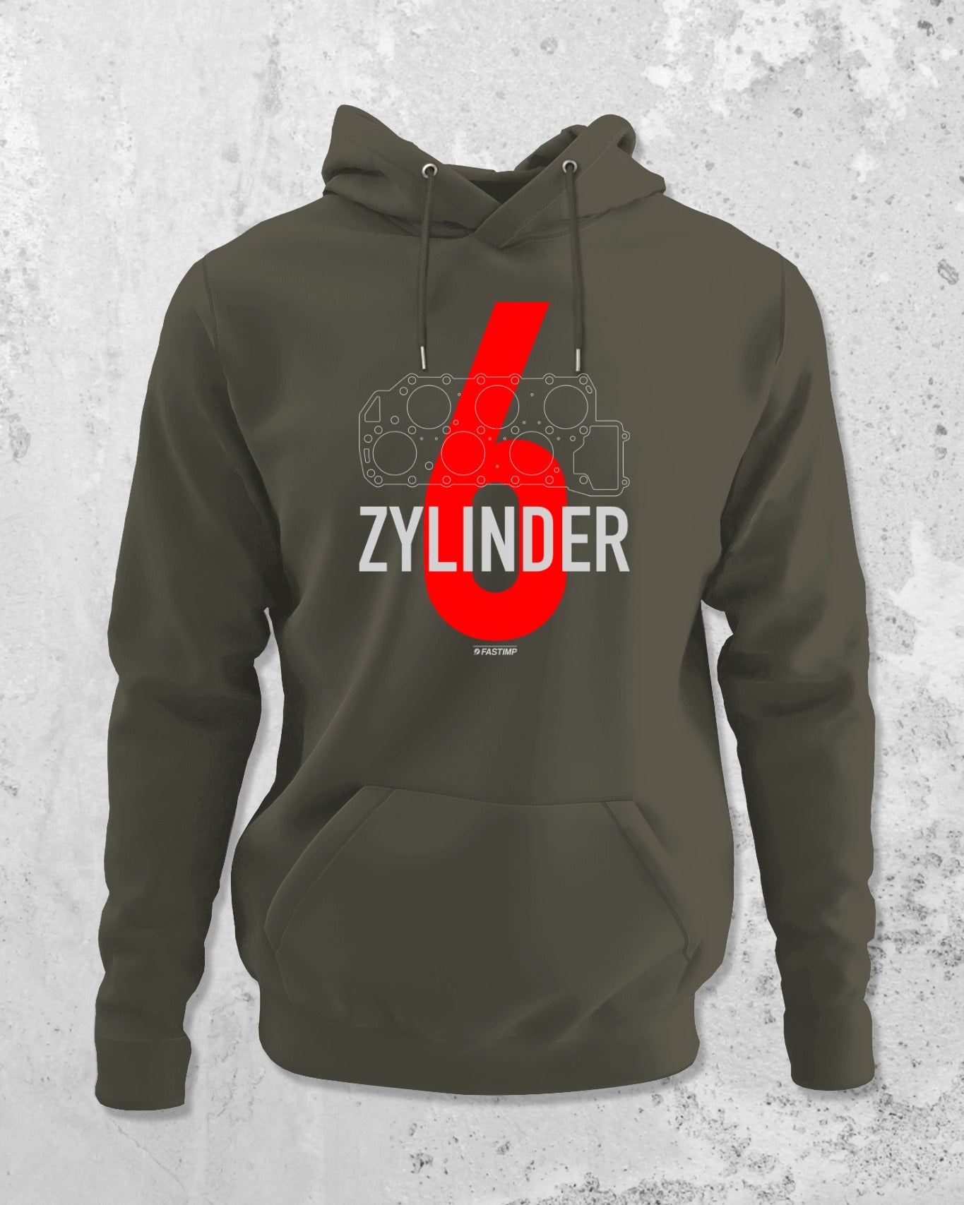 6 Zylinder | Zylinderkopfdichtung - Unisex Organic Hoodie