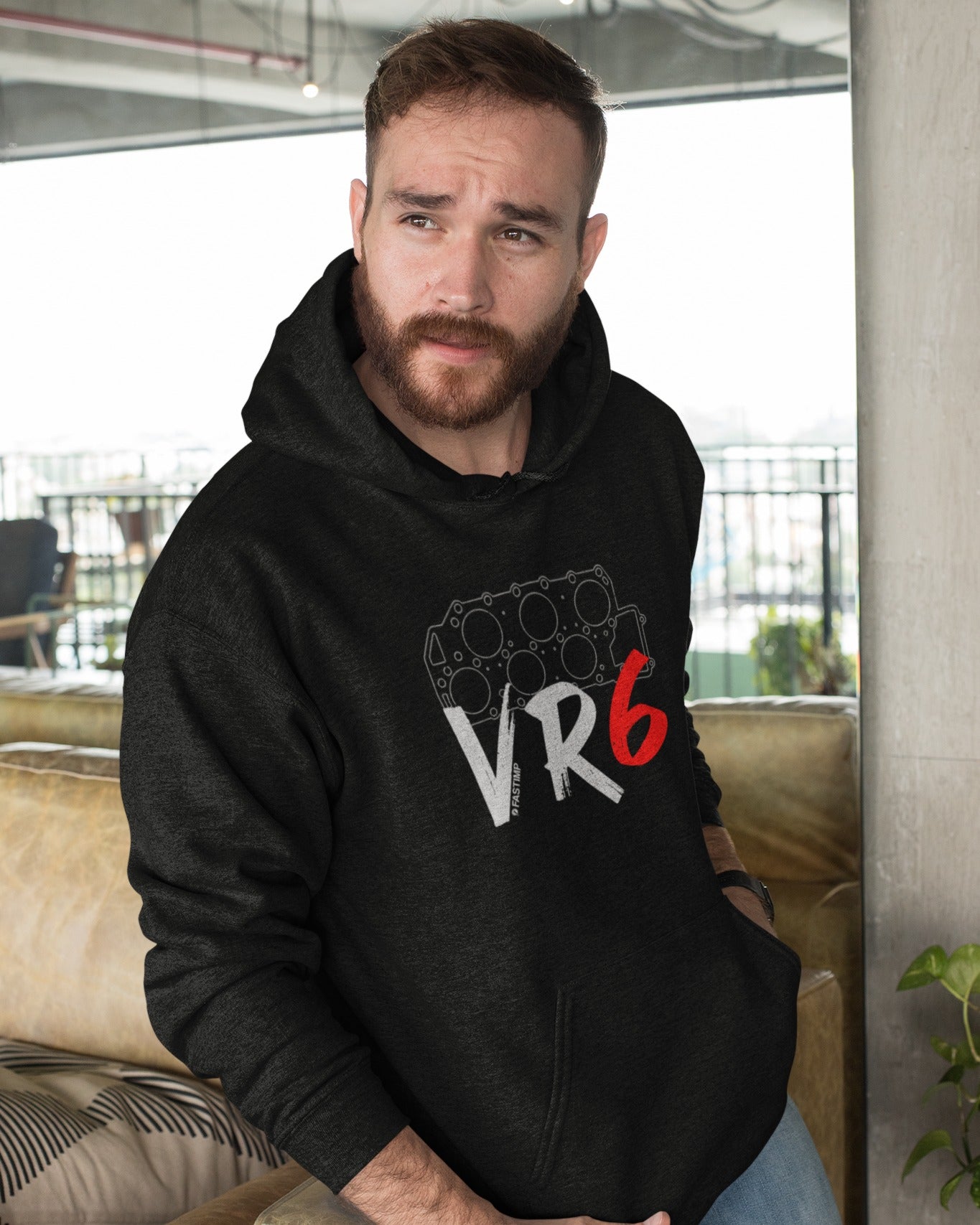 Tuning Hoodie • VR6 Hoodie • Turbofan Pullover • Auto Kapuzenpullover • 6 Zylinder VR6 Motor Sweatshirt • Mechaniker Geschenke Kfz-Werkstatt