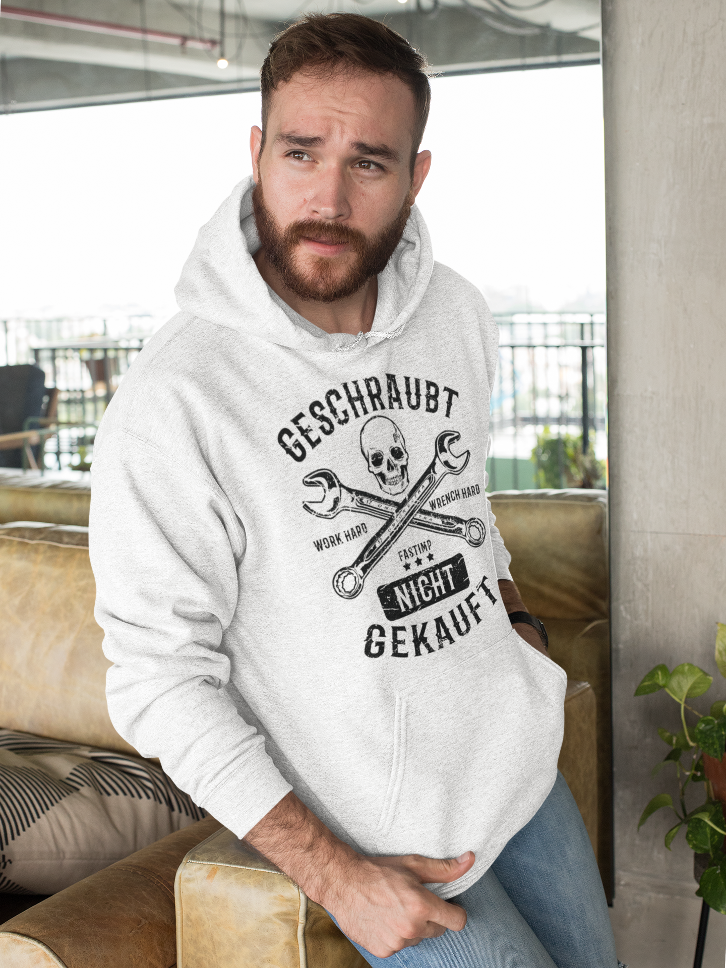 Geschraubt, nicht gekauft - Unisex Organic Hoodie