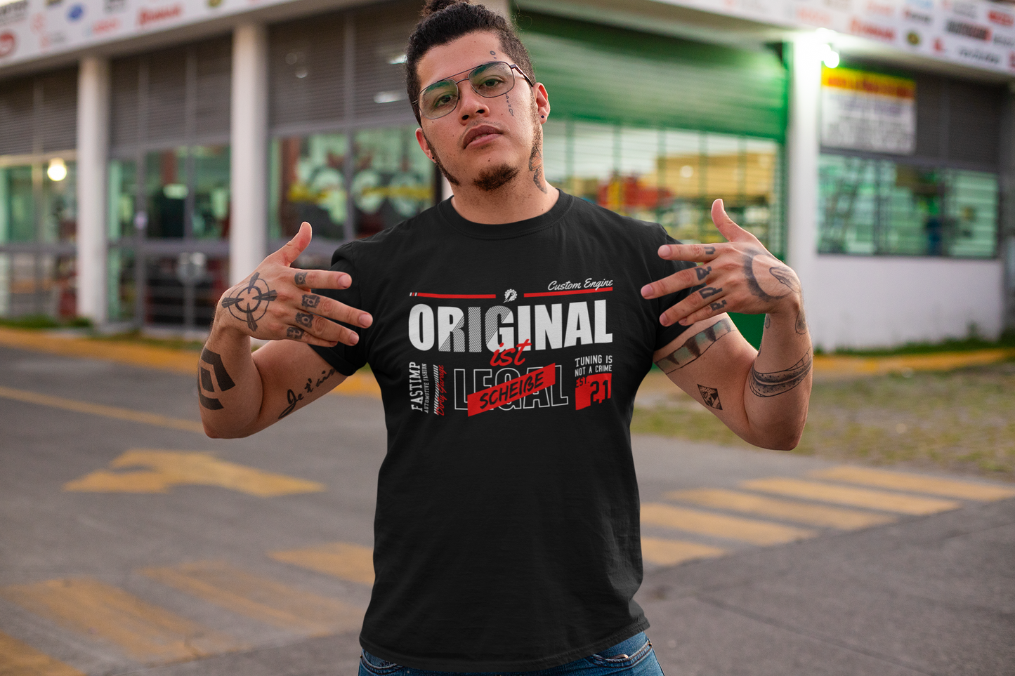 Original ist scheiße - Herren Premium Organic Shirt