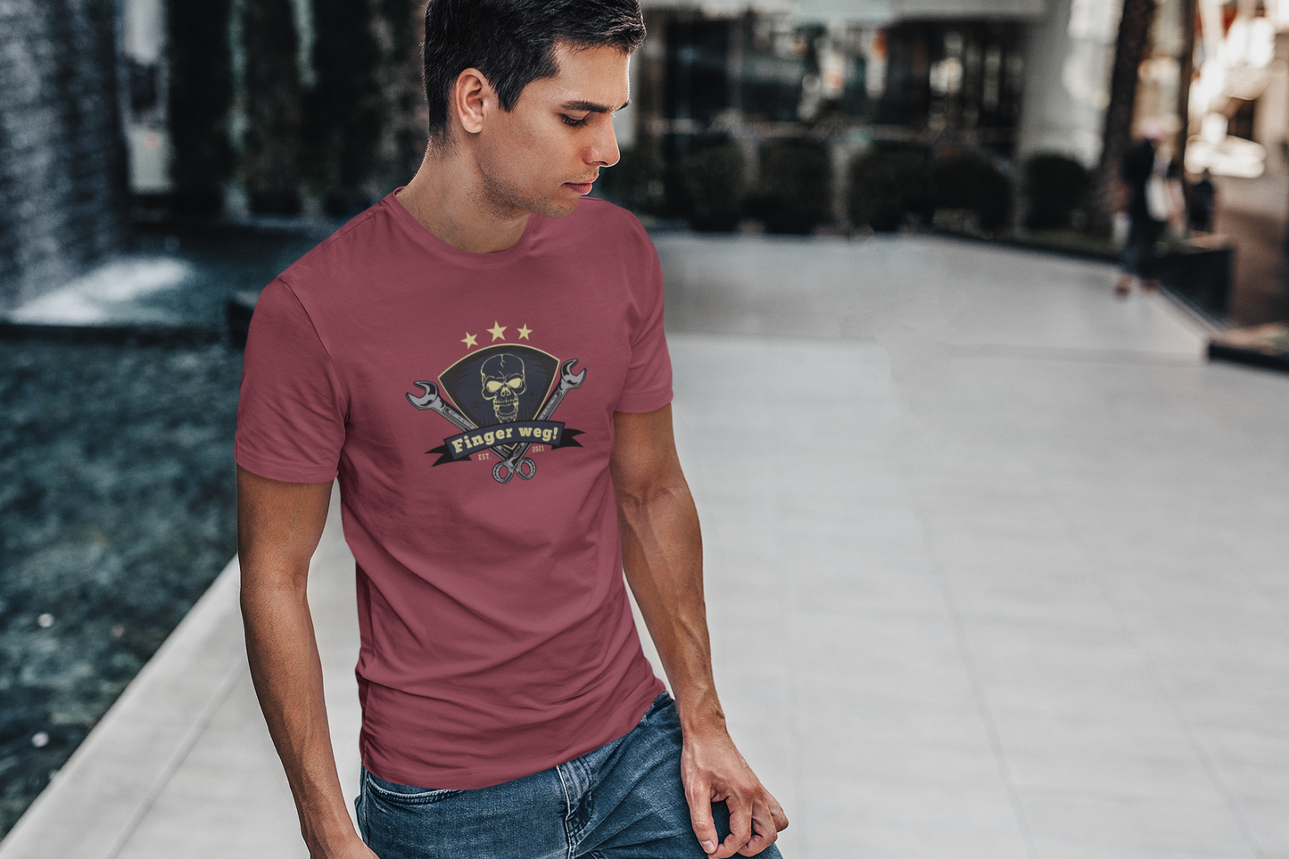Finger weg! - Herren Premium Organic Shirt