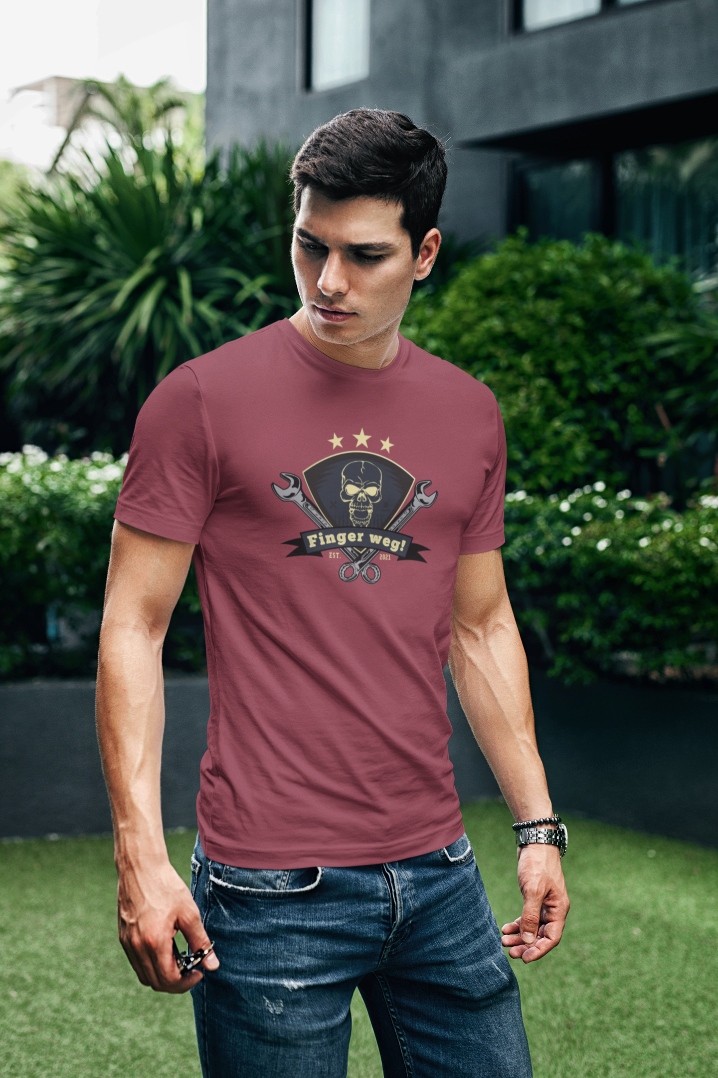 Finger weg! - Herren Premium Organic Shirt