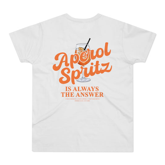 Aperol Spritz Men's T-Shirt, Casual Summer Tee, Cool Drink Lover Gift, Barbecue Outfit, Party Attire