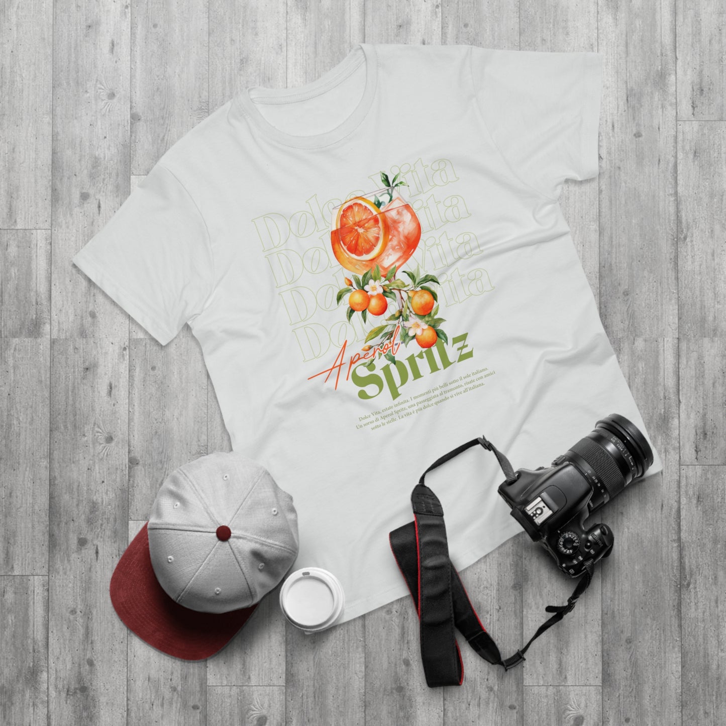 Aperol Tshirt La Dolce Vita • Aperol Spritz Shirt • Trending Fashion T-Shirt Mädelstrip • Festival Outfit Alcohol • Geschenk Mann Geburtstag