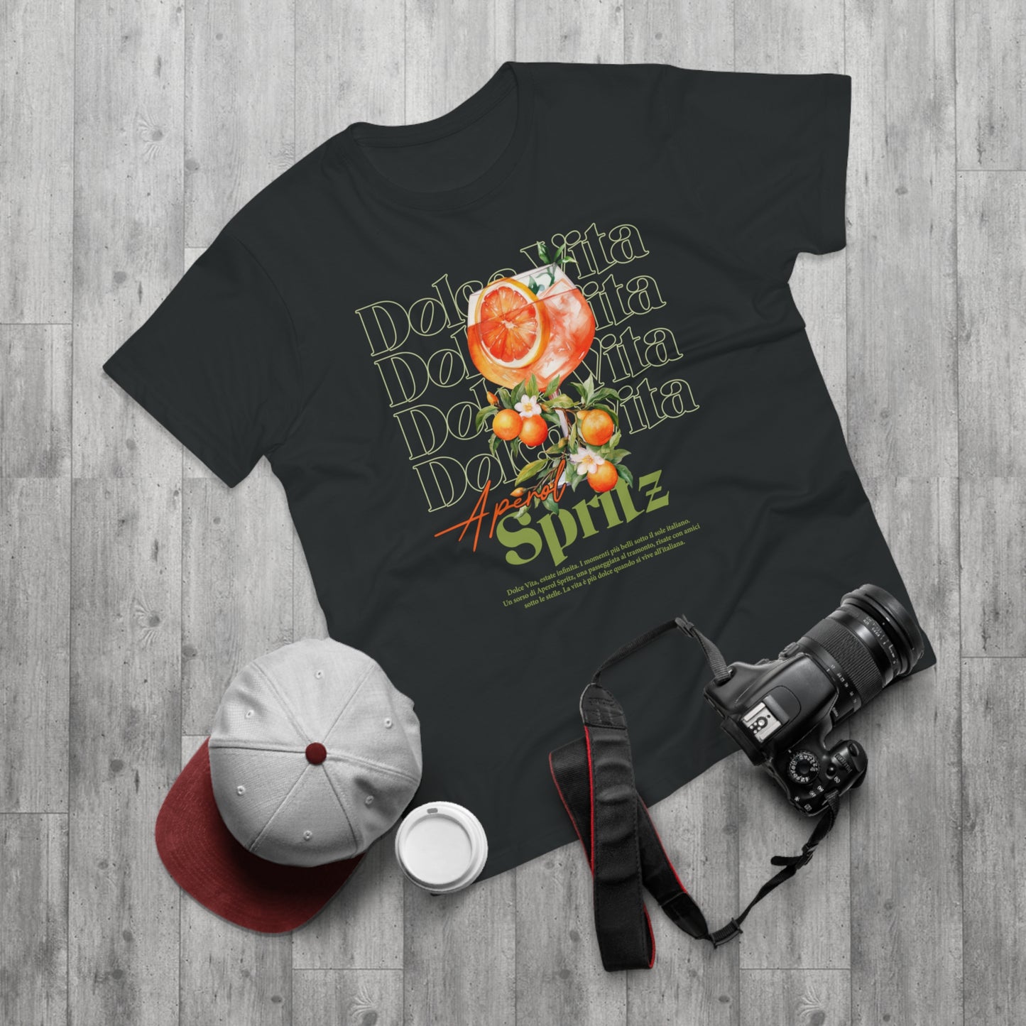 Aperol Tshirt La Dolce Vita • Aperol Spritz Shirt • Trending Fashion T-Shirt Mädelstrip • Festival Outfit Alcohol • Geschenk Mann Geburtstag