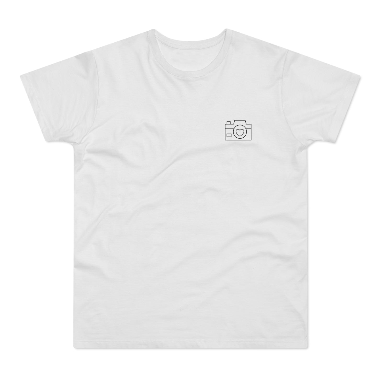 Fotografen T-Shirt • Minimalist Camera Love Shirt • Fotografie T Shirt mit kleiner Kamera • Casual Lifestyle Outfit Fotografie Geschenk