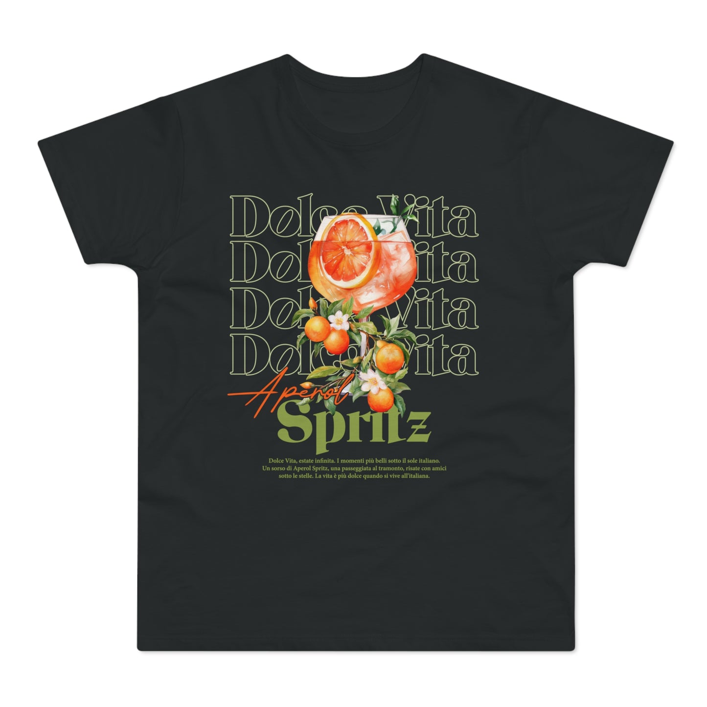 Aperol Tshirt La Dolce Vita • Aperol Spritz Shirt • Trending Fashion T-Shirt Mädelstrip • Festival Outfit Alcohol • Geschenk Mann Geburtstag