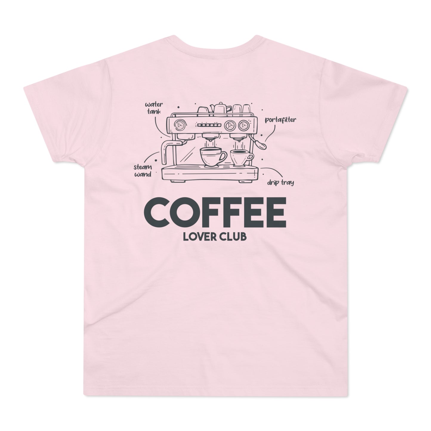 Coffee Shirt • Coffee Lover Club Tshirt • Barista T-Shirt • Geschenk Kaffeeliebhaber • Espresso Machine Tee • Minimalistischer Kaffee Print