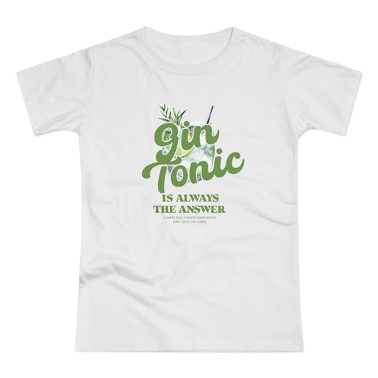 Gin Tonic Shirt • Gin Lover T Shirt Cocktail Print • Stylish Gin Tonic Outfit für Sundowner Drinks und Summer Nights • Geschenk für Gin Fans
