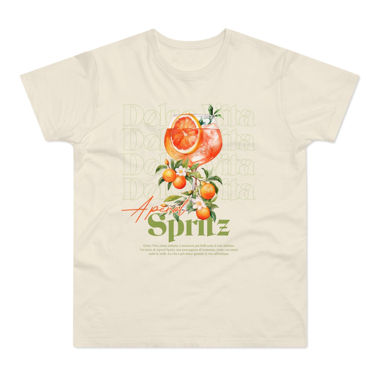 Aperol Tshirt La Dolce Vita • Aperol Spritz Shirt • Trending Fashion T-Shirt Mädelstrip • Festival Outfit Alcohol • Geschenk Mann Geburtstag