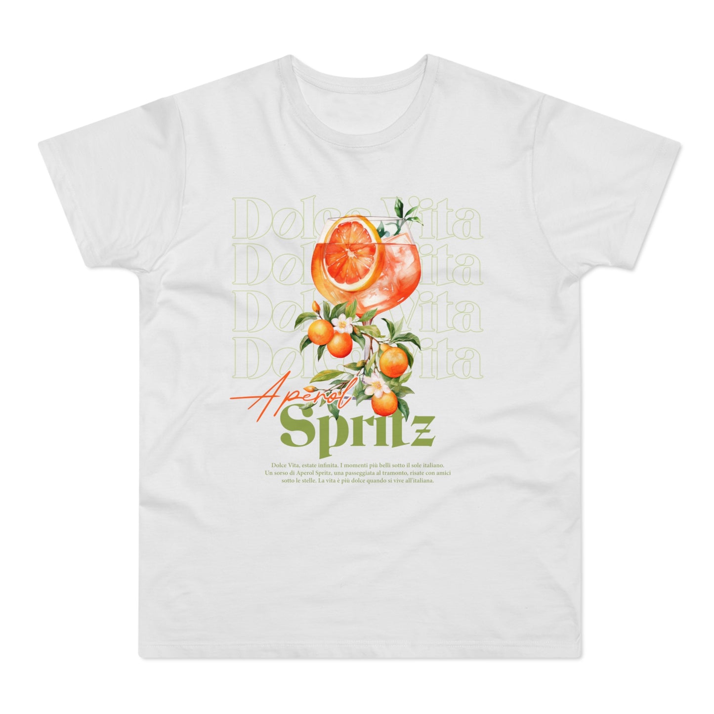 Aperol Tshirt La Dolce Vita • Aperol Spritz Shirt • Trending Fashion T-Shirt Mädelstrip • Festival Outfit Alcohol • Geschenk Mann Geburtstag