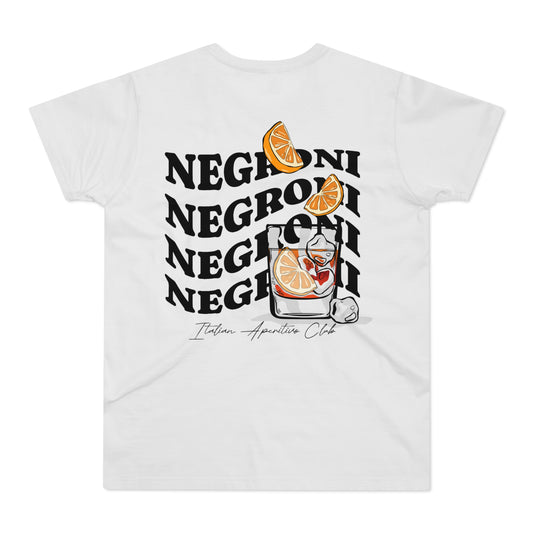 Negroni T Shirt • Negroni Tshirt • Aesthetic Backprint T-Shirt • Stylish Cocktail Statement • Summer Aperitivo Vibes • Negroni Lover Gift