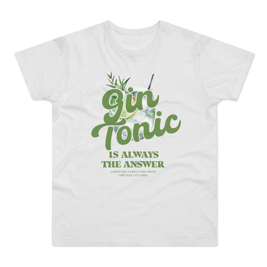 Gin Tonic Shirt • Gin Lover T Shirt Cocktail Print • Stylish Gin Tonic Outfit für Sundowner Drinks und Summer Nights • Geschenk für Gin Fans