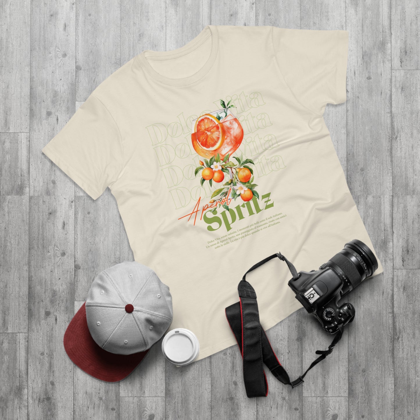 Aperol Tshirt La Dolce Vita • Aperol Spritz Shirt • Trending Fashion T-Shirt Mädelstrip • Festival Outfit Alcohol • Geschenk Mann Geburtstag