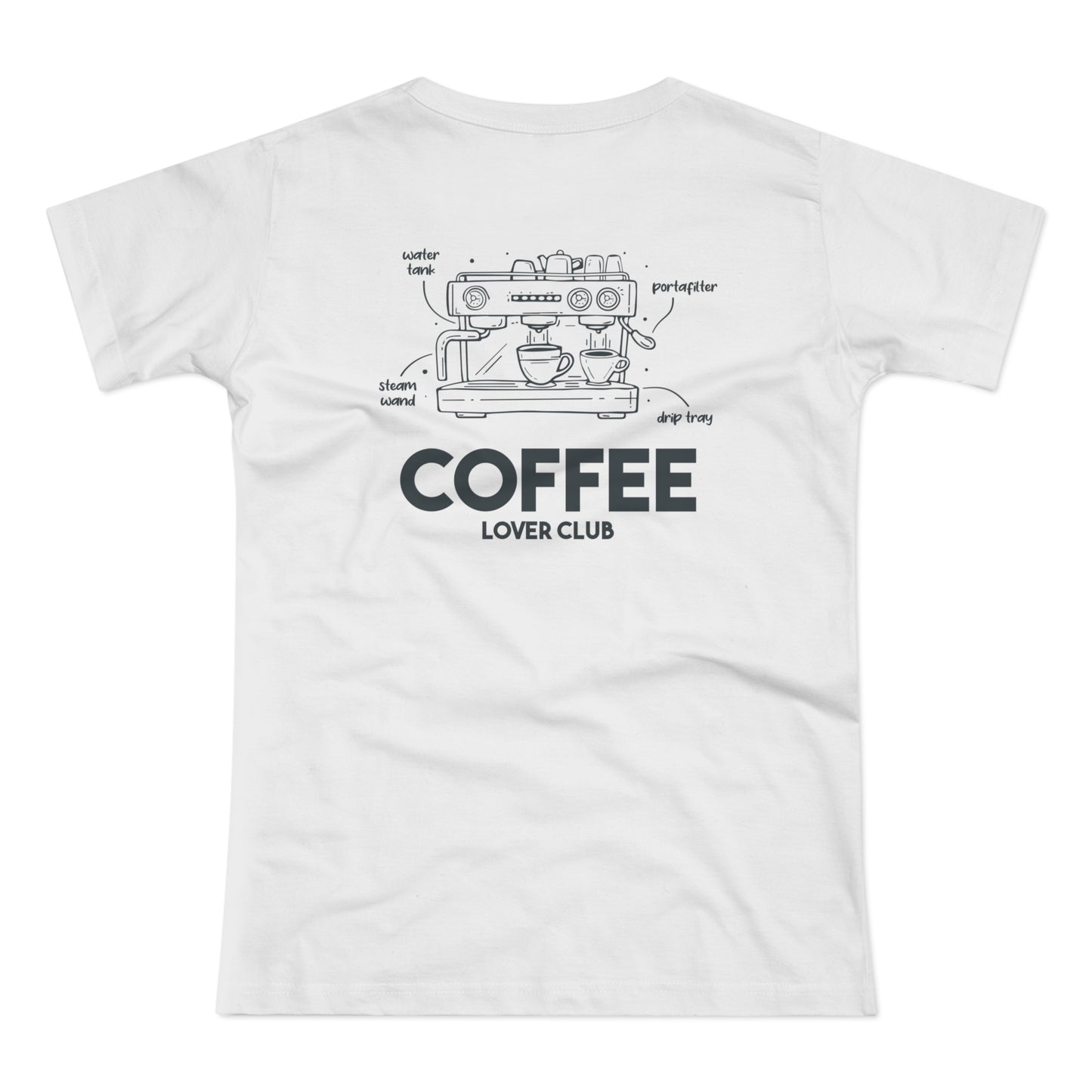 Coffee Shirt • Coffee Lover Club Tshirt • Barista T-Shirt • Geschenk Kaffeeliebhaber • Espresso Machine Tee • Minimalistischer Kaffee Print