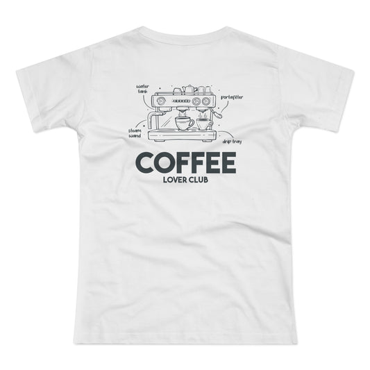 Coffee Shirt • Coffee Lover Club Tshirt • Barista T-Shirt • Geschenk Kaffeeliebhaber • Espresso Machine Tee • Minimalistischer Kaffee Print