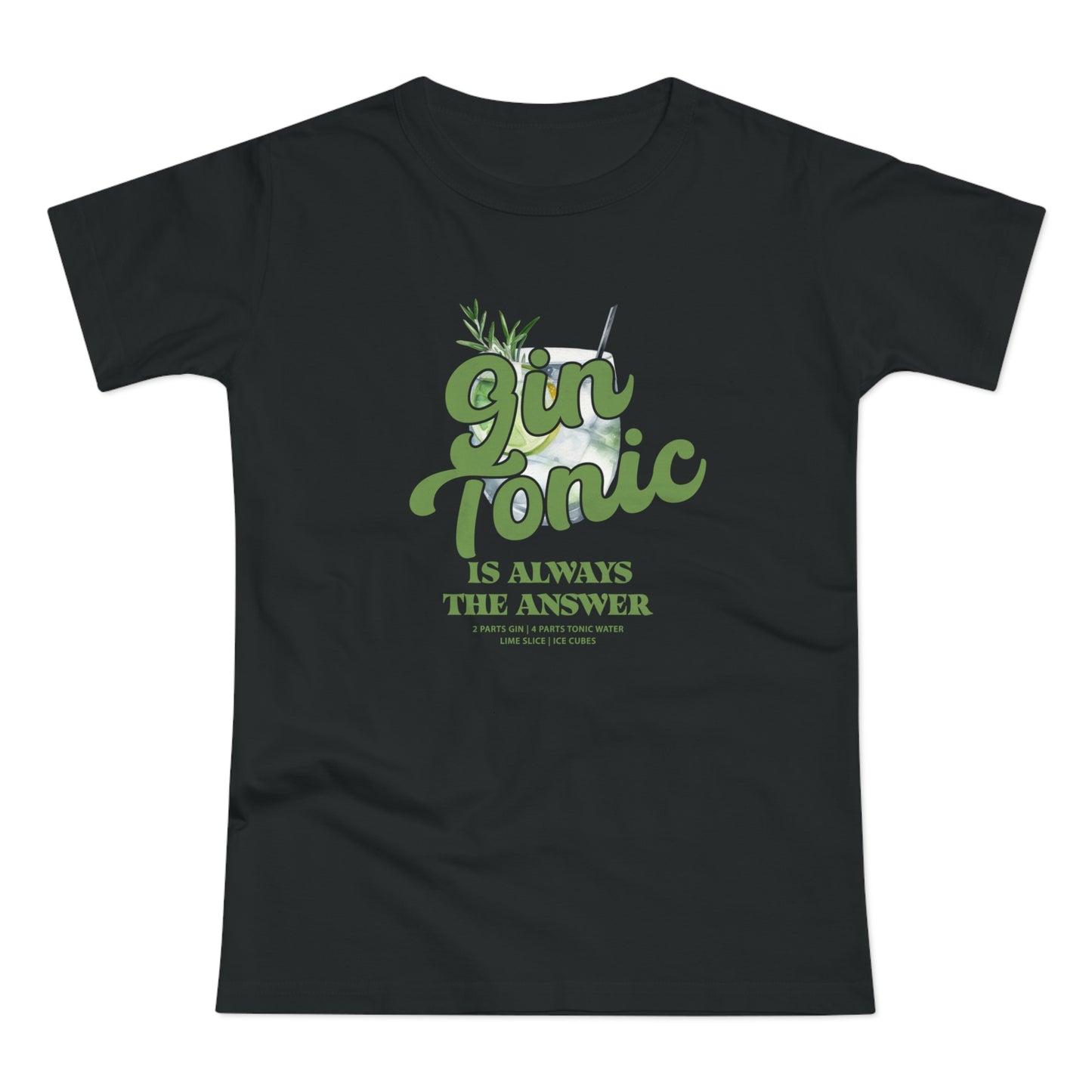 Gin Tonic Shirt • Gin Lover T Shirt Cocktail Print • Stylish Gin Tonic Outfit für Sundowner Drinks und Summer Nights • Geschenk für Gin Fans