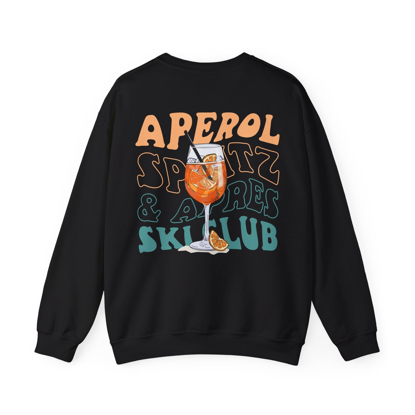 Apres Ski Pullover • Aperol Spritz Sweatshirt • Aperol Ski Club Pullover Damen • Skifahren Sweater • Skiiing Party Pulli Geschenk Skifahrer
