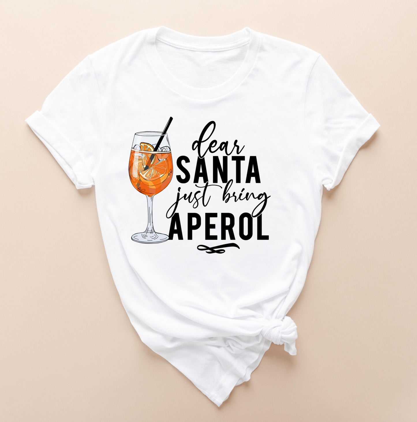 Aperol Weihnachten Shirt • Dear Santa Shirt • Aperol Spritz Weihnachts Shirt • Aperol Shirt • Christmas T-Shirt • Nikolaus Aperol Geschenk