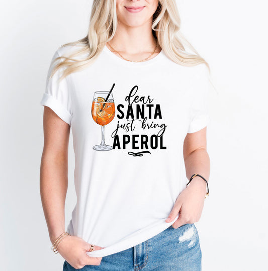 Aperol Weihnachten Shirt • Dear Santa Shirt • Aperol Spritz Weihnachts Shirt • Aperol Shirt • Christmas T-Shirt • Nikolaus Aperol Geschenk