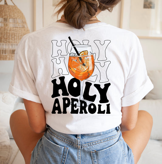 Holy Aperoli T-Shirt • Aperol Tshirt • Aperol Spritz Shirt • Aperoli Vintage Tshirt Alkohol Geschenk Frau Geschenk Mann