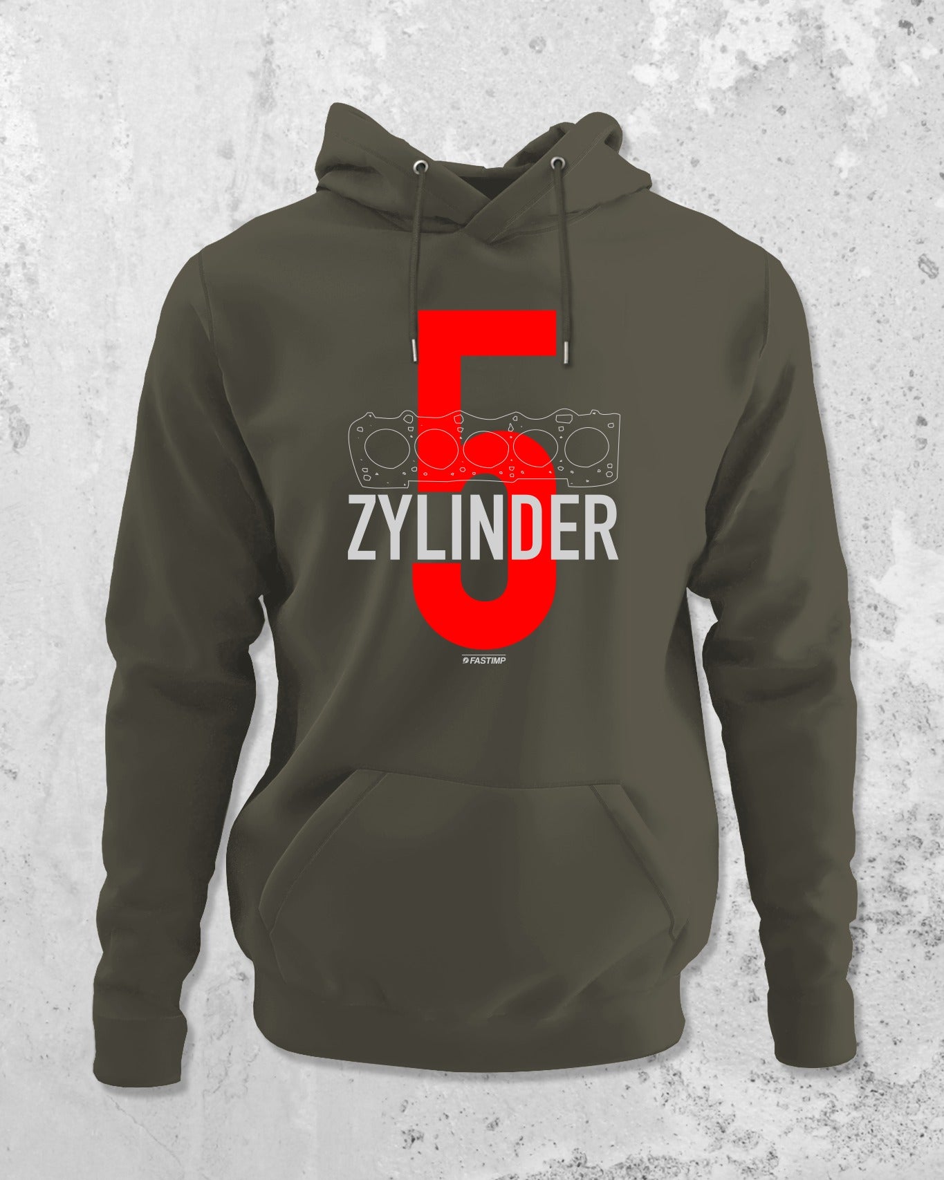 5 Zylinder | Zylinderkopfdichtung  - Unisex Organic Hoodie