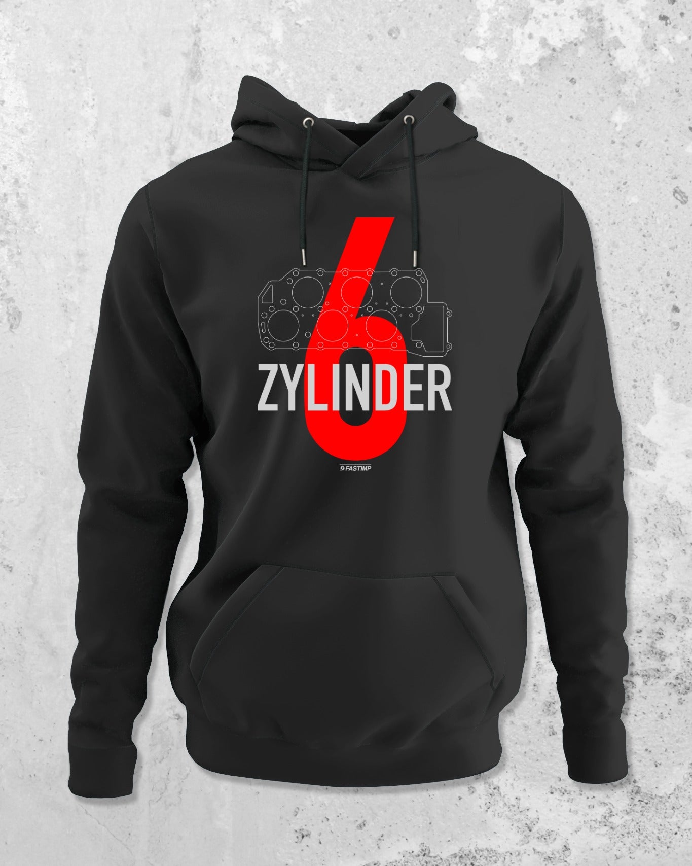 6 Zylinder | Zylinderkopfdichtung  - Unisex Organic Hoodie
