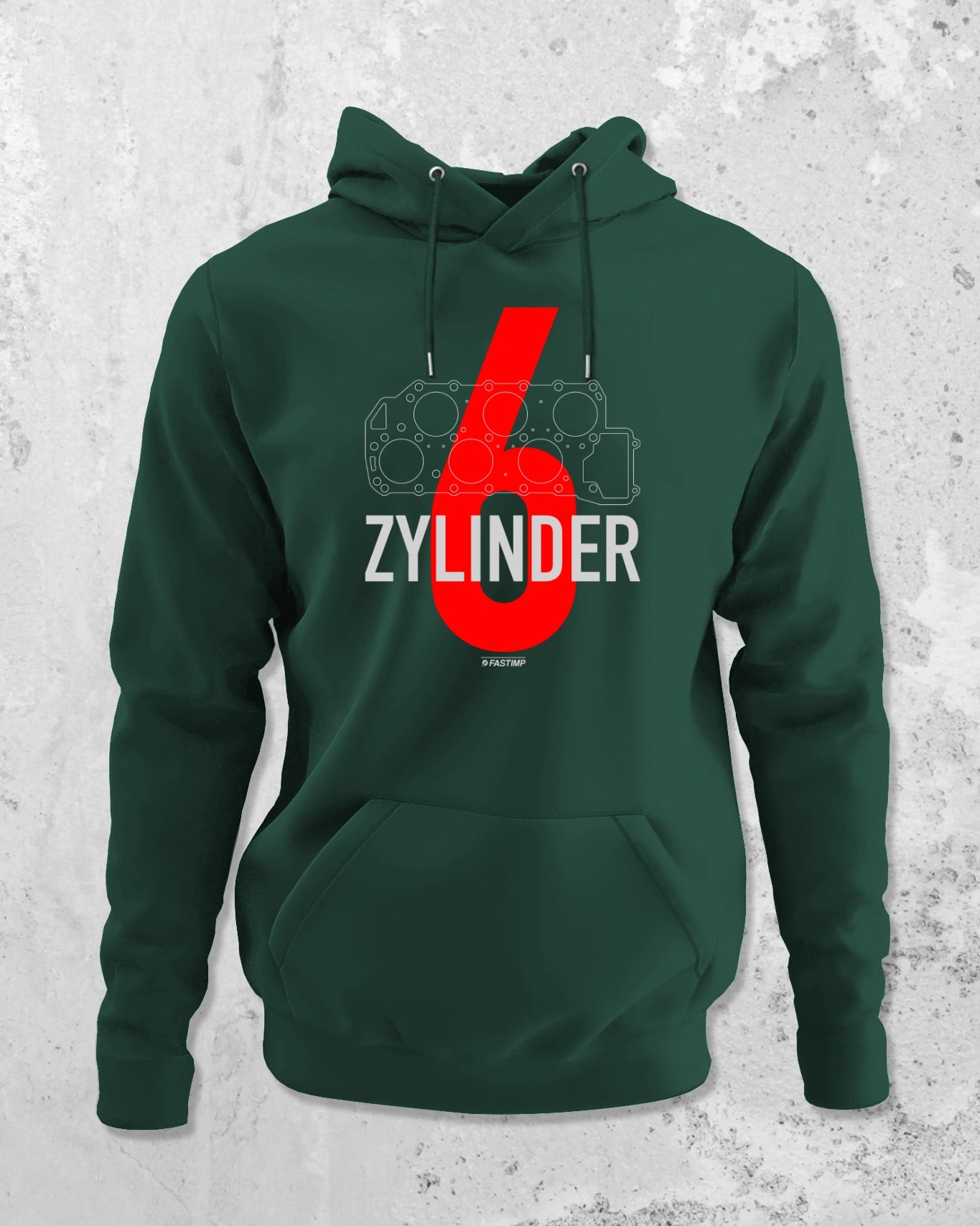 6 Zylinder | Zylinderkopfdichtung  - Unisex Organic Hoodie
